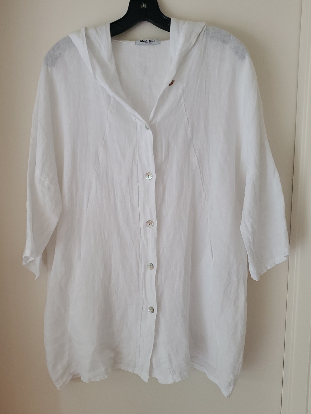 Meo Meli Made In Italy Linen Jacket